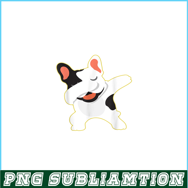HL16102327-Dabbing French Bulldog PNG, Frenchie Dog Lover PNG, Bulldog Mascot PNG.png