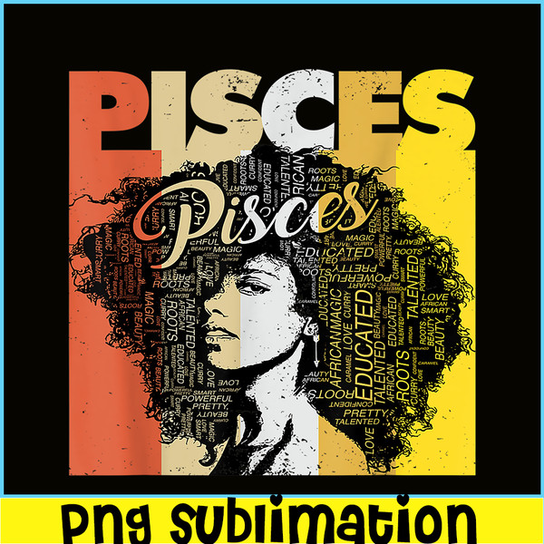 CPB28102365-Pisces Pride PNG Black Women Pisces PNG Pisces Zodiac PNG.png