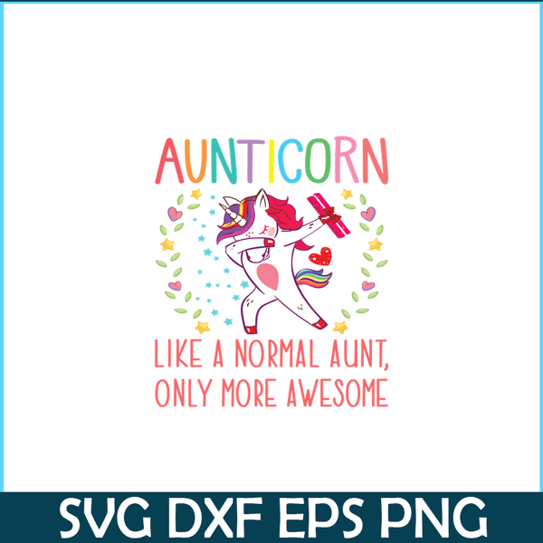 PNG14102343-Aunticorn Cute Unicorn for an Awesome Aunt Fitted T-Shirt Png.png