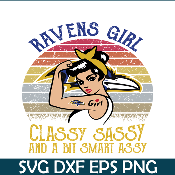NFL128112305-Ravens Girl Classy Sassy PNG, USA Football PNG, NFL Lovers PNG.png