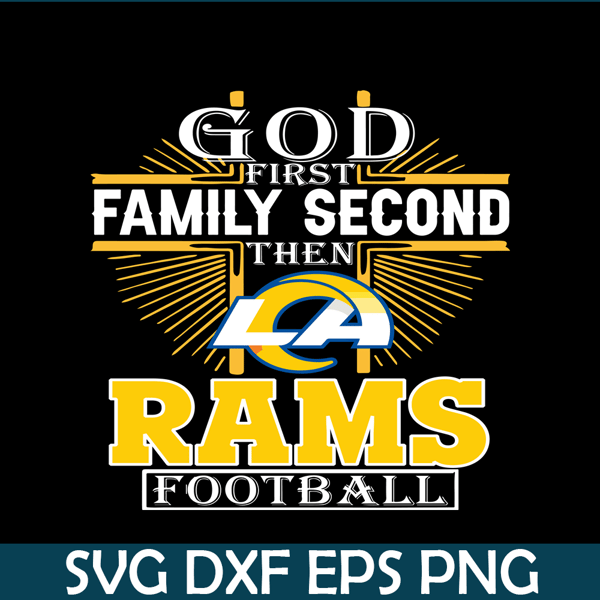 NFL229112325-God Family Second Rams PNG, Football Team PNG, NFL Lovers PNG NFL229112325.png