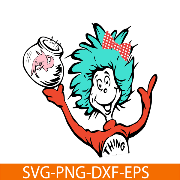 DS105122328-Thing 2 Half SVG, Dr Seuss SVG, Cat In The Hat SVG DS105122328.png