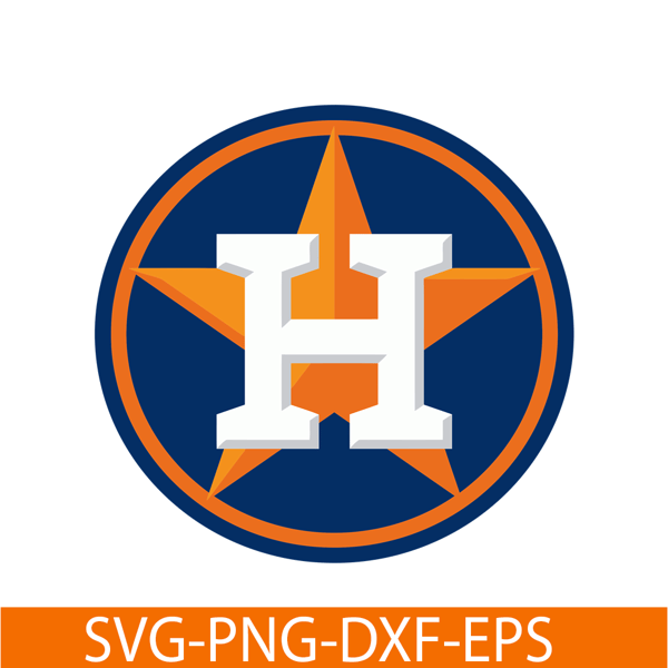 MLB01122370-Houston Astros Orange Star SVG, Major League Baseball SVG, MLB Lovers SVG MLB01122370.png