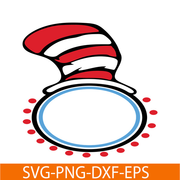 DS104122374-The Circle Hat SVG, Dr Seuss SVG, Cat in the Hat SVG DS104122374.png