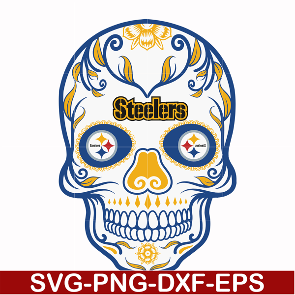 NFL1310202017T-Pittsburgh Steelers skull svg, Pittsburgh Steelers svg, Skull svg, Sport svg, Nfl svg, png, dxf, eps digital file NFL1310202017T.jpg