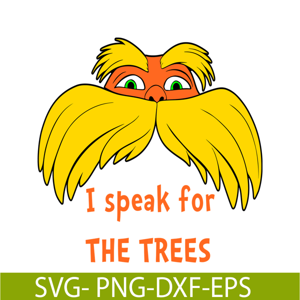 DS105122311-I speak for tree SVG, Dr Seuss SVG, Dr. Seuss' the Lorax SVG DS105122311.png