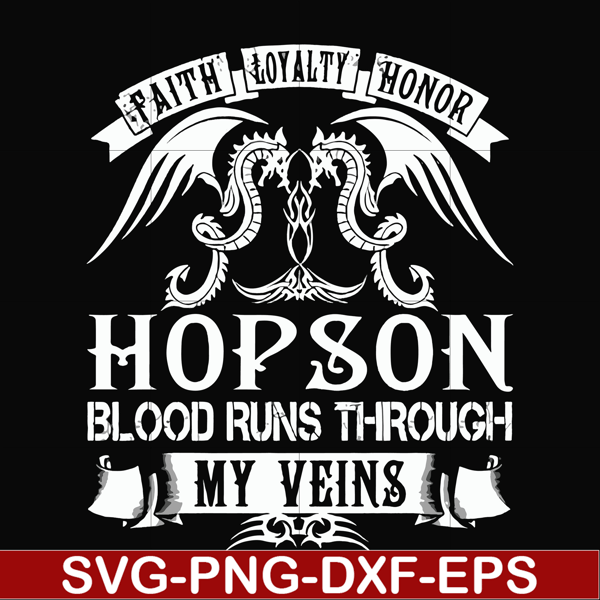 FN000201-Hopson blood runs through my veins svg, png, dxf, eps file FN000201.jpg
