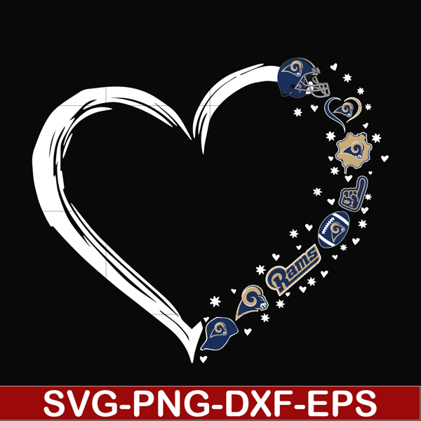 NNFL0110-St. Louis Rams heart svg, Rams svg, png, dxf, eps digital file NNFL0110.jpg