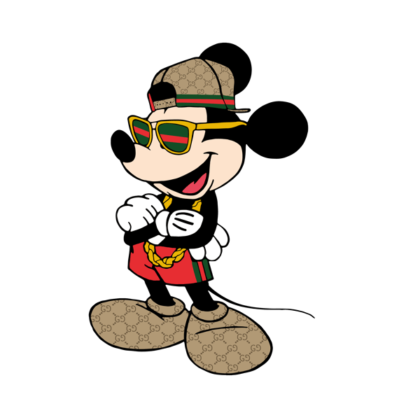 Mickey Mouse Svg Minnie Mouse Gucci Svg, Brand Svg, Gucci Sv - Inspire  Uplift