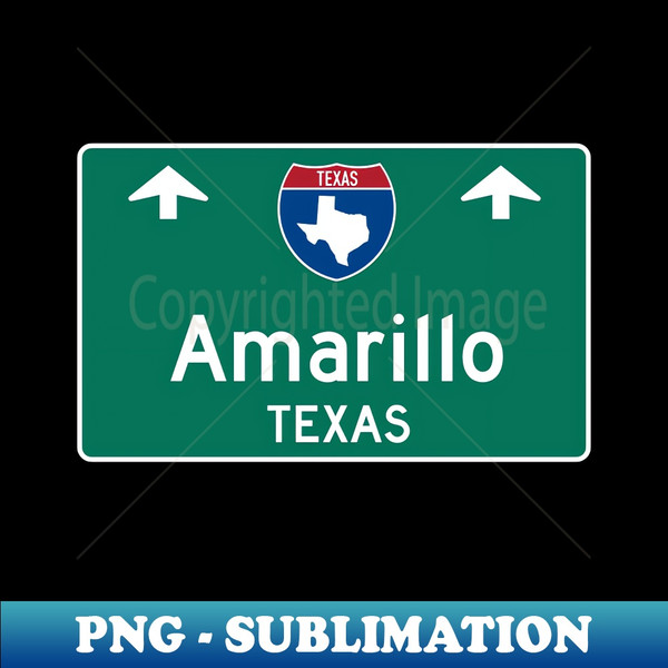 WK-2087_Amarillo Texas Highway Guide Sign 8378.jpg