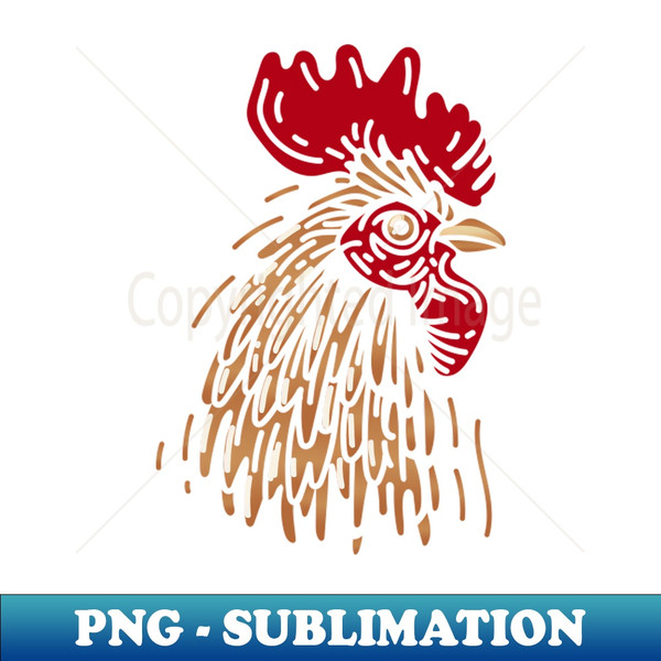 MV-50378_Minimalist Style Red and Gold Rooster 3317.jpg