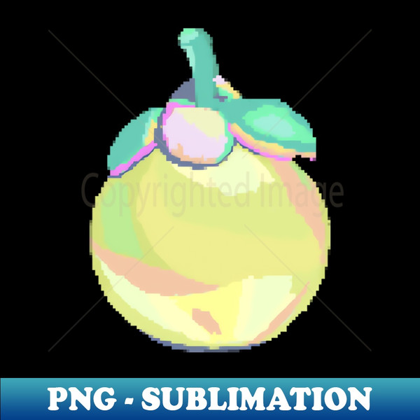 US-48225_Mangosteen Pixel art Cute Mangosteen fruit Thai fruit 7544.jpg