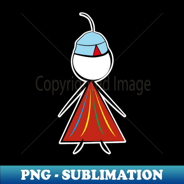 UB-40265_Madeira Island Young Girl Stick Figure inspired by Folklore 8548.jpg