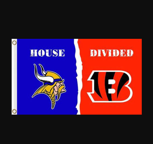 Minnesota Vikings and Cincinnati Bengals Divided Flag 3x5ft.png