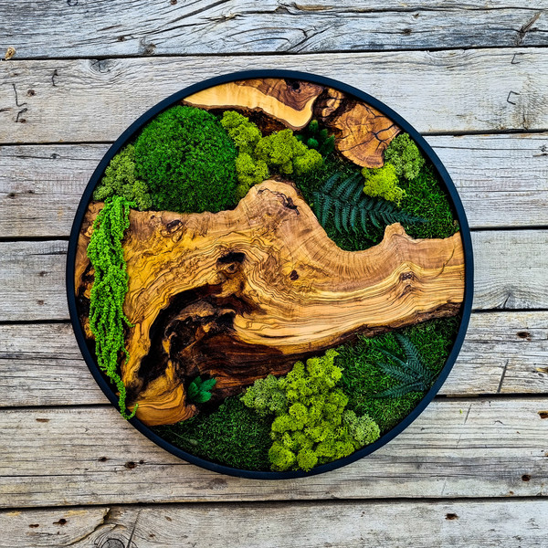 Bespoke Moss Wall Decor - Custom Made Moss Wood Wall Art - P - Inspire  Uplift