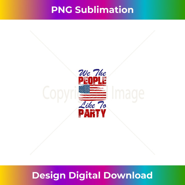 4th of July for Men Women Patriotic American Tank Top - Exclusive Sublimation Digital File