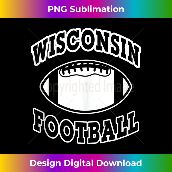 Wisconsin Football Tank Top - High-Resolution PNG Sublimation File