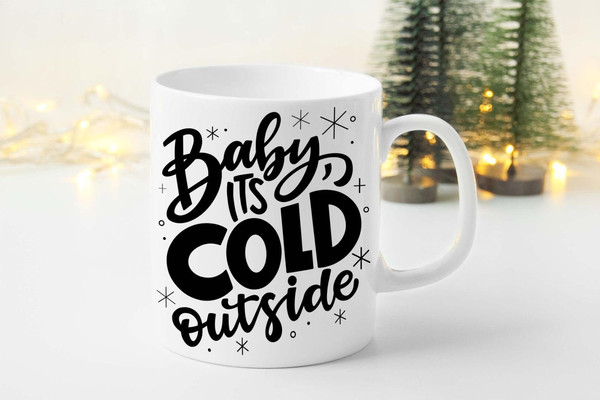 Baby Its Cold Outside Mug & Coaster Gift Set Christmas Xmas Holiday Winter Gifts.jpg