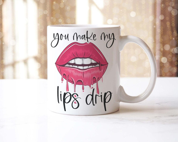 Coffee Lovers Lips Drip Coffee Mug And Coaster Gift Set Novelty Joke Rude Mug Tea Coffee Cup.jpg