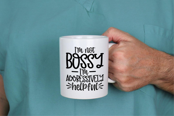 Funny Mug And Coaster Gift Set I Am Not Bossy Birthday Office Coffee Cup Gifts.jpg