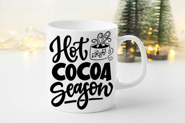 Hot Cocoa Mug & Coaster Gift Set Christmas Xmas Birthday Coffee Gift Keepsake.jpg