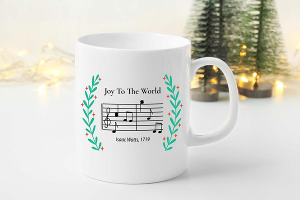 Joy To The World Christmas Mug And Coaster Gift Set Xmas Holiday Winter Gifts.jpg