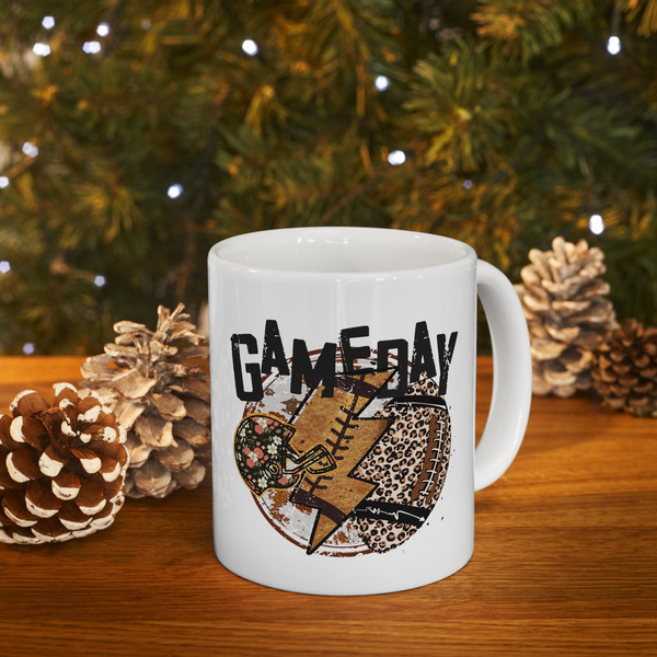 Coffee Cup Tailgate Party Unique Coffee Mug Football Coffee Mug, Football Fan Gear Football Coach Gift, Football Game Day.jpg