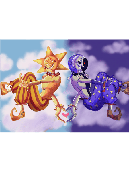 Sundrop And Moondrop Fnaf Sun And Moon .png