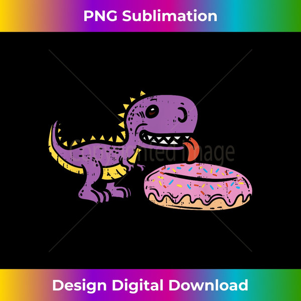 JE-20231129-3713_Dinosaur Donut Squad Cute Little T-Rex Eating Sprinkle Donut 0613.jpg