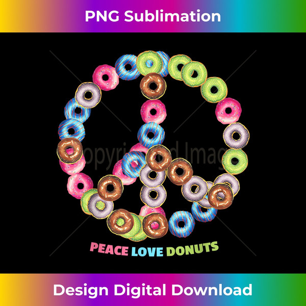 AX-20231216-5167_Peace Love Donuts Tee for Bakers, Pastry Chef, Culinary Pros 1900.jpg