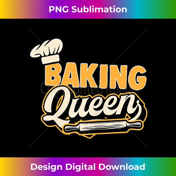 AU-20231216-6818_Womens Baking Queen Cute Baker Hat Rolling Pin Culinary Artist 2334.jpg