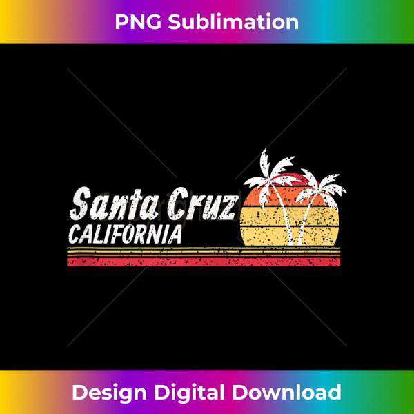 AF-20231219-11690_Palm Trees and Vintgae Sunset Santa Cruz California Tank Top 1.jpg