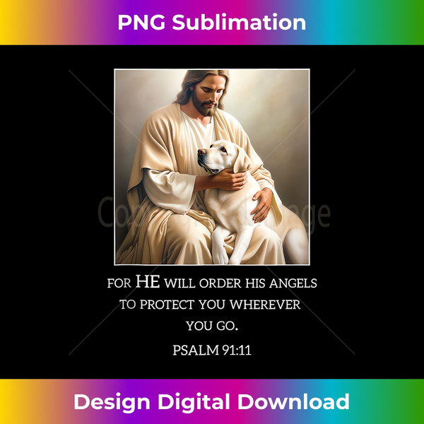 DU-20231219-9285_Jesus with Dogs Psalm 99 11- Jesus and a Labrador Tank Top.jpg