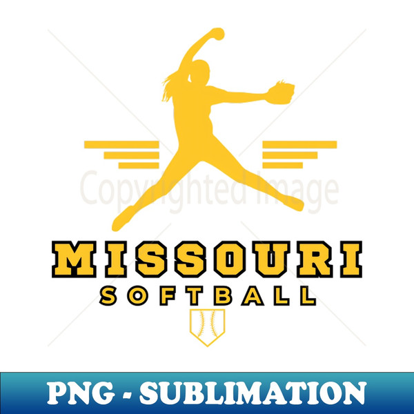 Missouri Tigers Softball - Instant Sublimation Digital Download