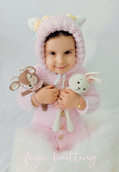 Pink Hooded Elegant Deer Baby Girl Winter Clothes and Booties (6).jpg