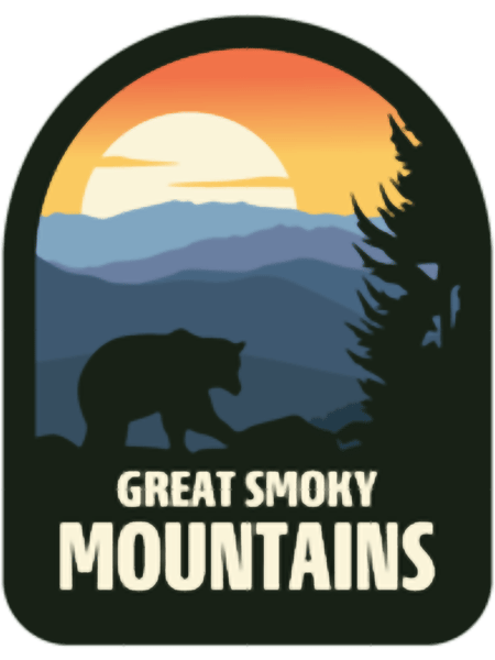 Great Smoky Mountains National Park Vintage Patch .png