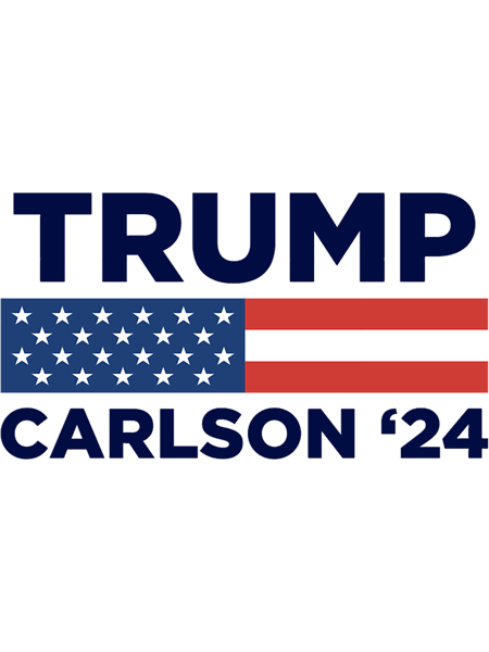 President Donald Trump VP Tucker Carlson 2024 Elections American Flag.png