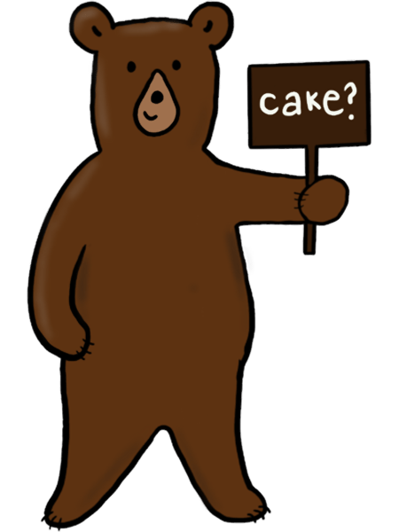 Cake Cute Bear Illustration.png