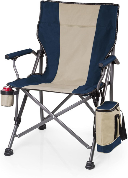 PICNIC TIME Outlander XL Camping Chair with Cooler, Heavy Duty Beach Chair, Outdoor Chair, 400 lb weight capacity, (Blue)-0.jpg