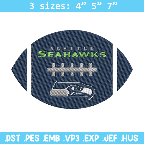 Seattle Seahawks Ball embroidery design, Seattle Seahawks embroidery, NFL embroidery, logo sport embroidery..jpg
