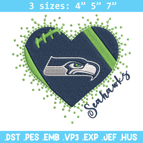 Seattle Seahawks Heart embroidery design, Seahawks embroidery, NFL embroidery, sport embroidery, embroidery design..jpg