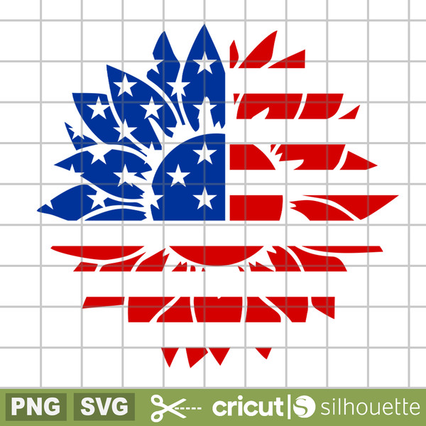 Sunflower American Flag listing.png