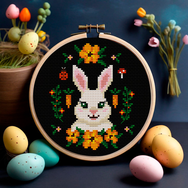 Easter Rabbit Xstitch 7.jpg