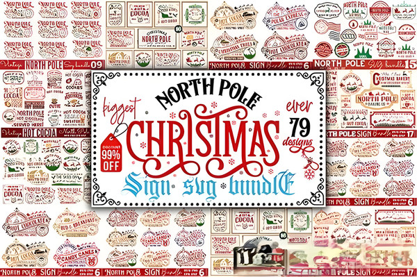 Vintage North Pole SVG Bundle Premium Exclusive 2024.jpeg