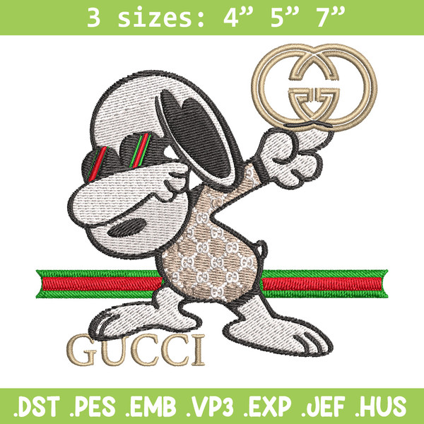 Dog cute gucci Embroidery Design, Gucci Embroidery, Embroidery File, Logo shirt, Sport Embroidery, Digital download..jpg