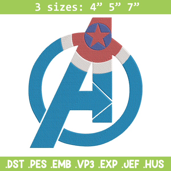 Captain america Embroidery Design, Marvel Embroidery, Embroidery File, Anime Embroidery, Anime shirt, Digital download.jpg