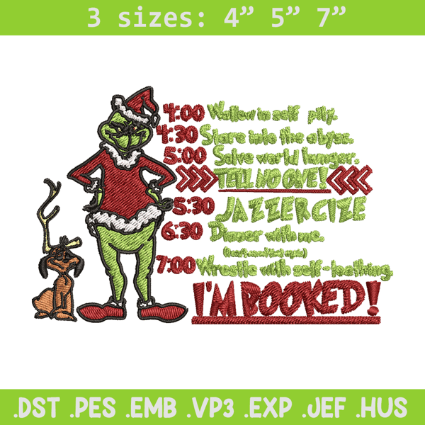 The Grinch Embroidery design, Grinch christmas Embroidery, Grinch design, Embroidery file, logo shirt, Instant download..jpg