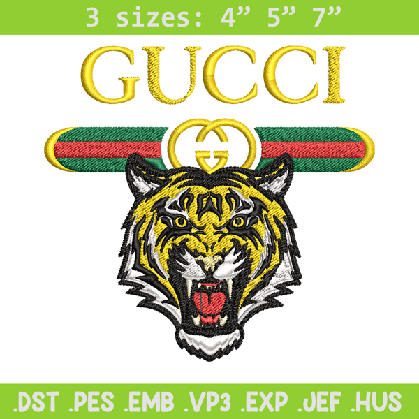 Tiger gucci Embroidery Design, Gucci Embroidery, Brand Embroidery, Logo shirt, Embroidery File, Digital download.jpg