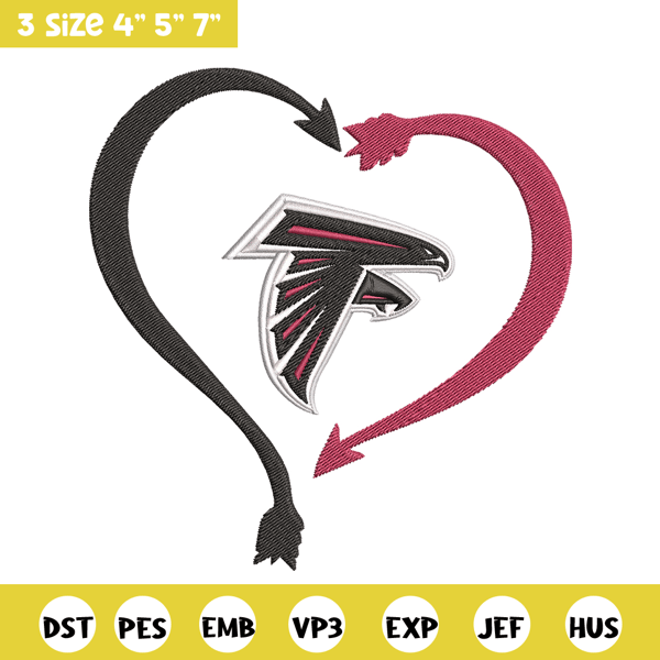 Atlanta Falcons Heart embroidery design, Falcons embroidery, NFL embroidery, logo sport embroidery, embroidery design..jpg