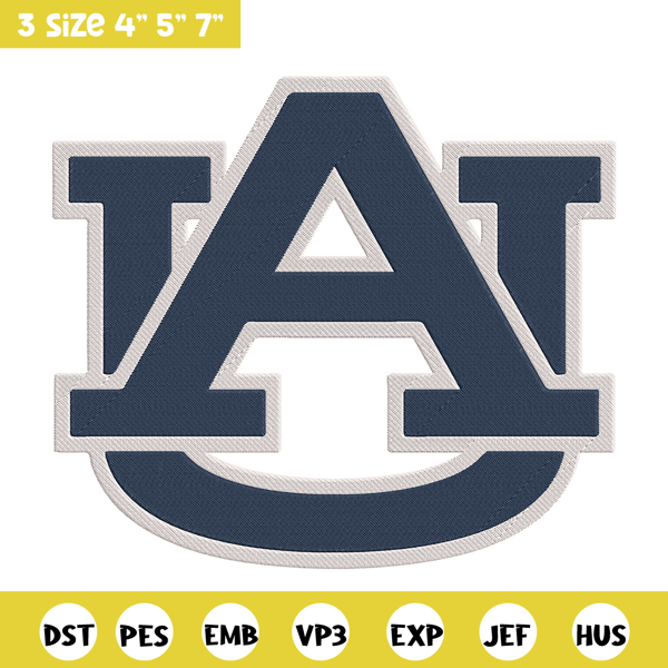 Auburn University logo embroidery design, NCAA embroidery,Sport embroidery,Logo sport embroidery,Embroidery design.jpg